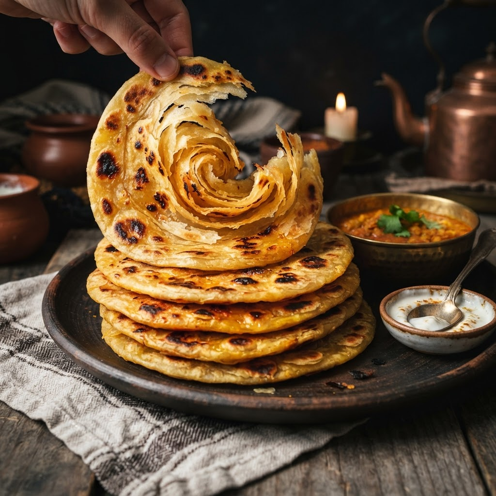 Chapati Zanzibari, a street food dish from Djerba