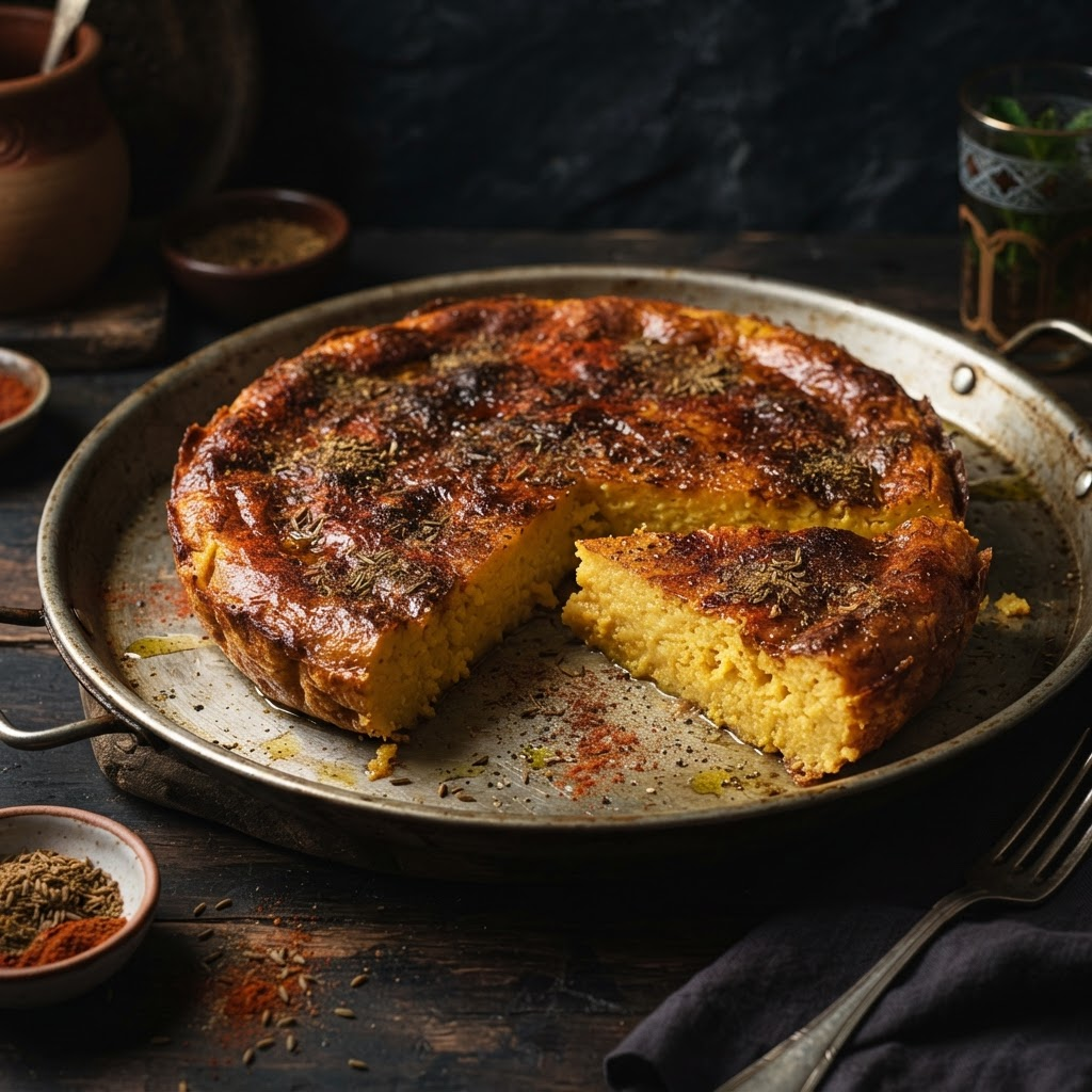 Karantita, a street food dish from Oran