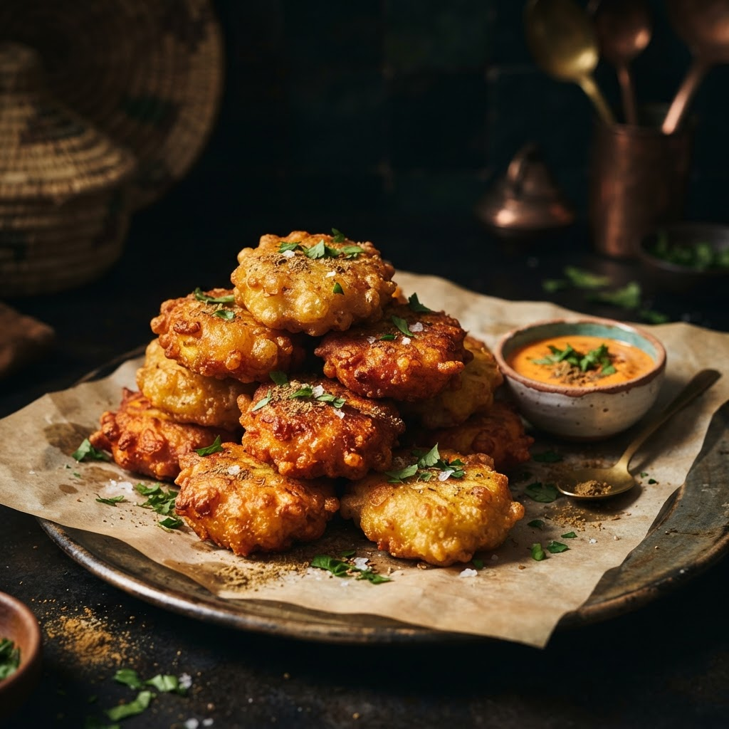 Maakouda Potato Fritters, a street food dish from Casablanca