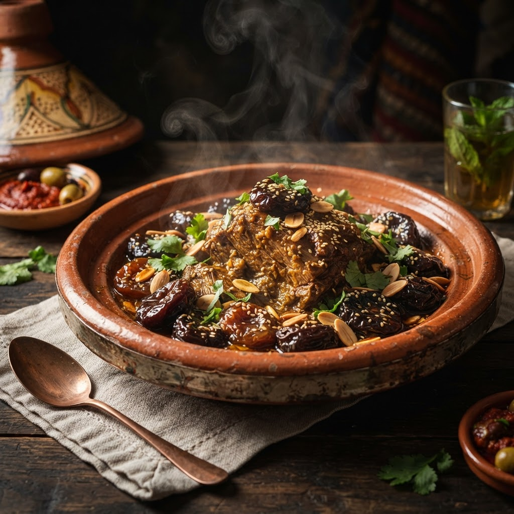 Beef Tagine with Prunes, a tagines & stews dish from Meknes
