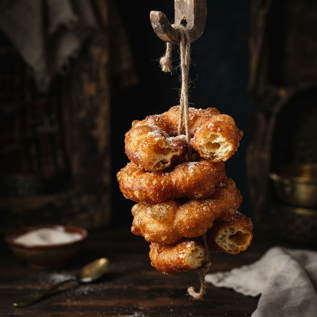 Sfenj Doughnuts, a street food dish from Fez