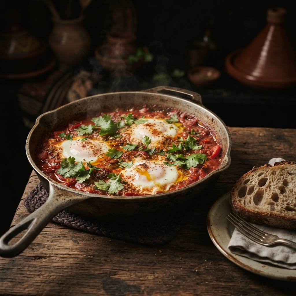 Shakshuka, a sephardic traditions dish from Tétouan