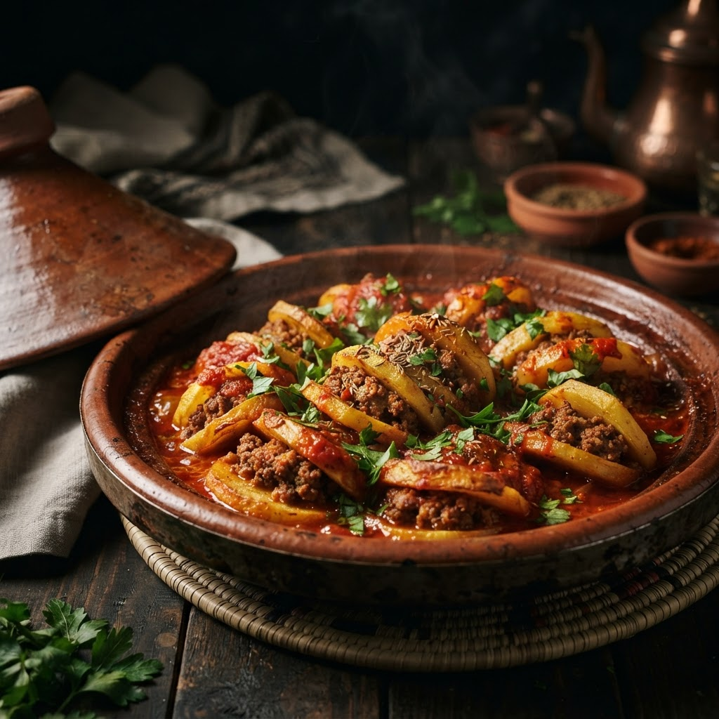 Mafroum Stuffed Potatoes, a sephardic traditions dish from Tripoli