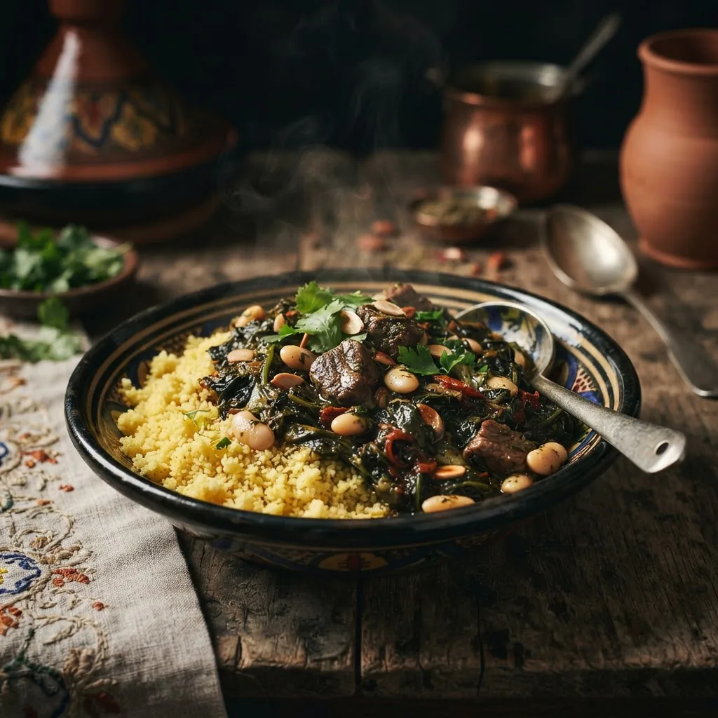 Pkaila Spinach & Beans