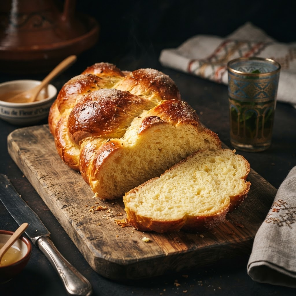 Mouna Sweet Bread, a sephardic traditions dish from Oran