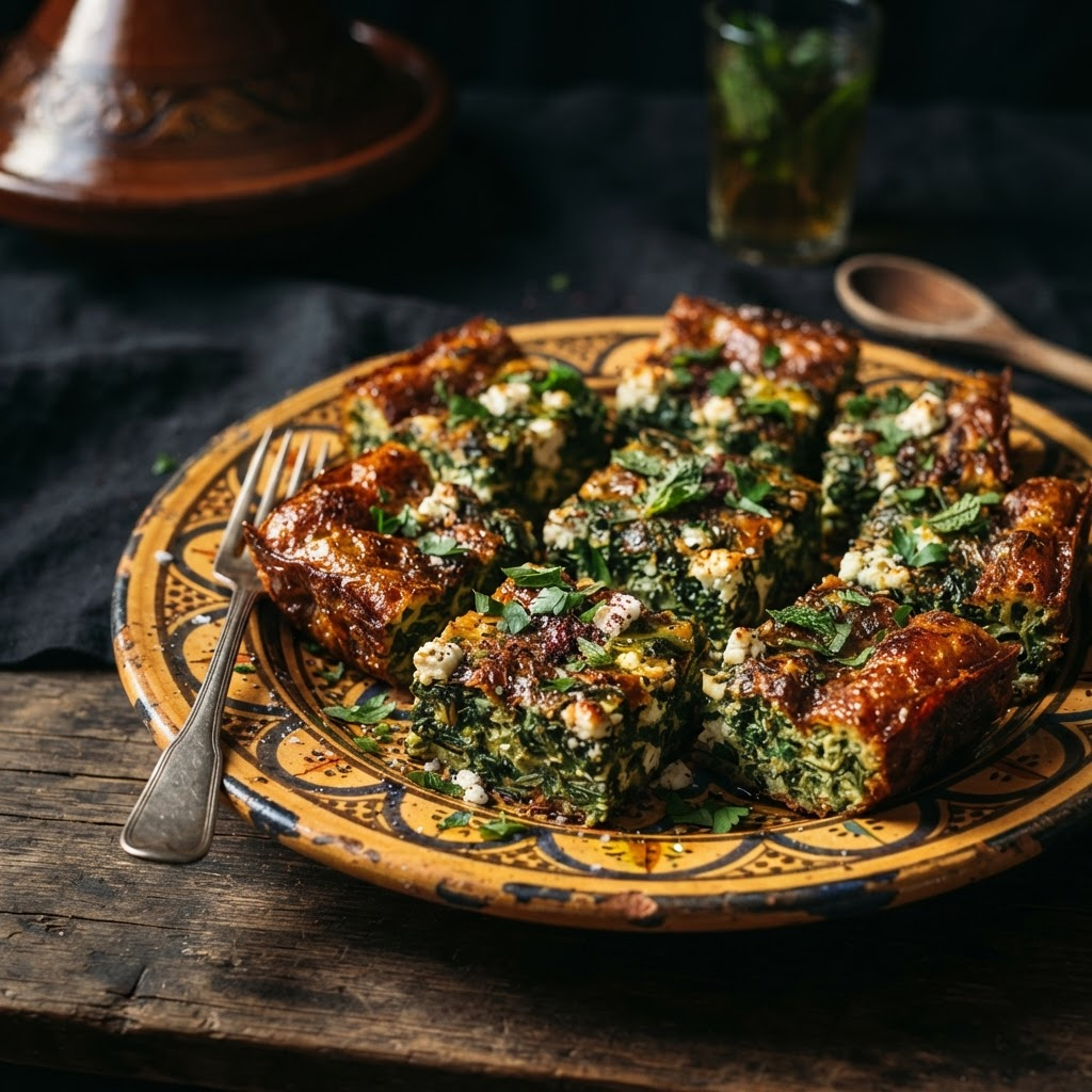 Fritada de Espinaca, a sephardic traditions dish from Tangier