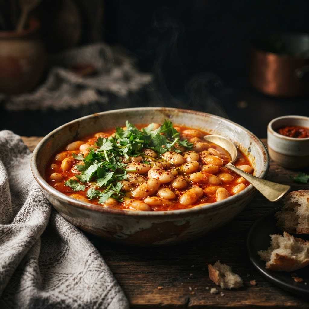 Loubia b’Dersa, a sephardic traditions dish from Oujda