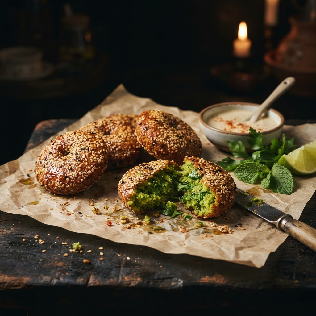 Ta’ameya Falafel, a street food dish from Cairo