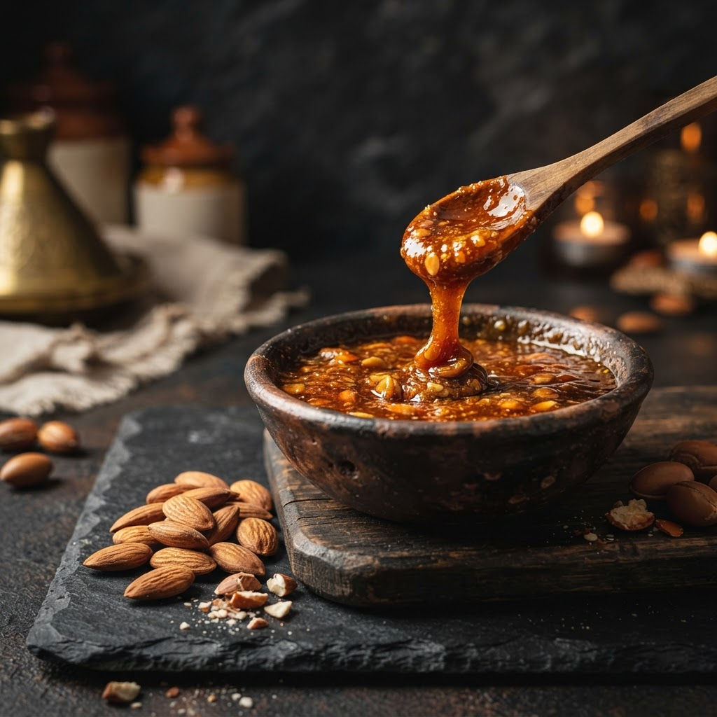 Amlou Argan Spread, a condiments dish from Agadir