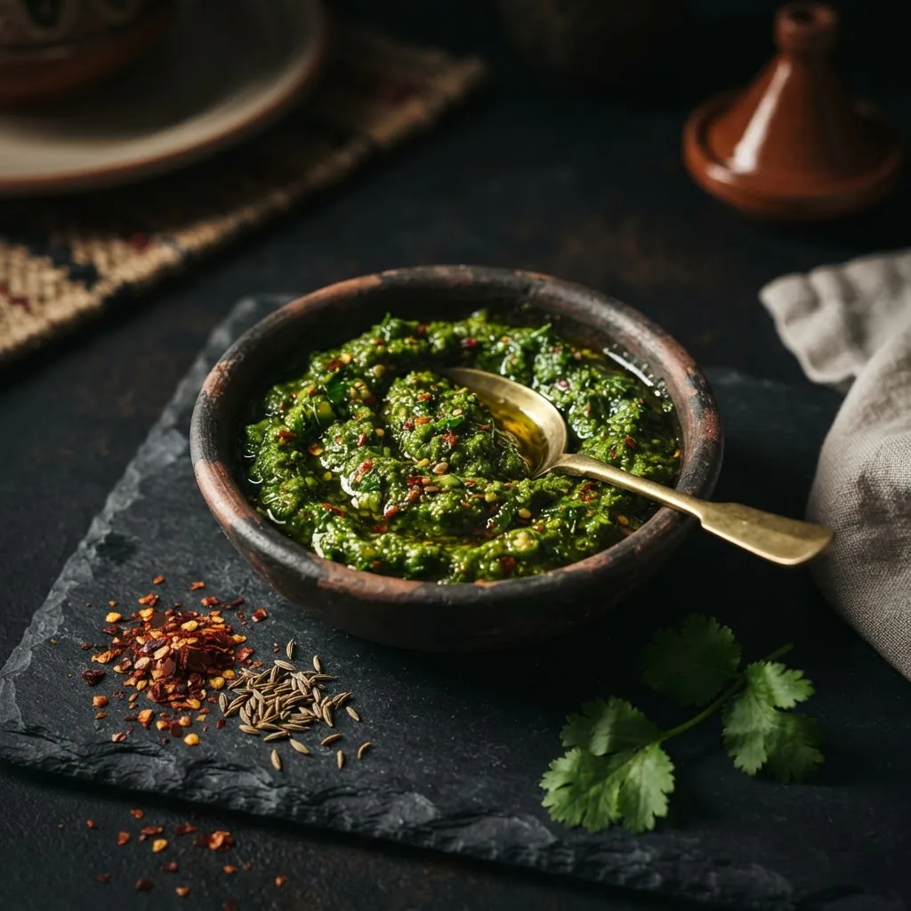 Zhug — The Green Fire of the Yemenite Quarter